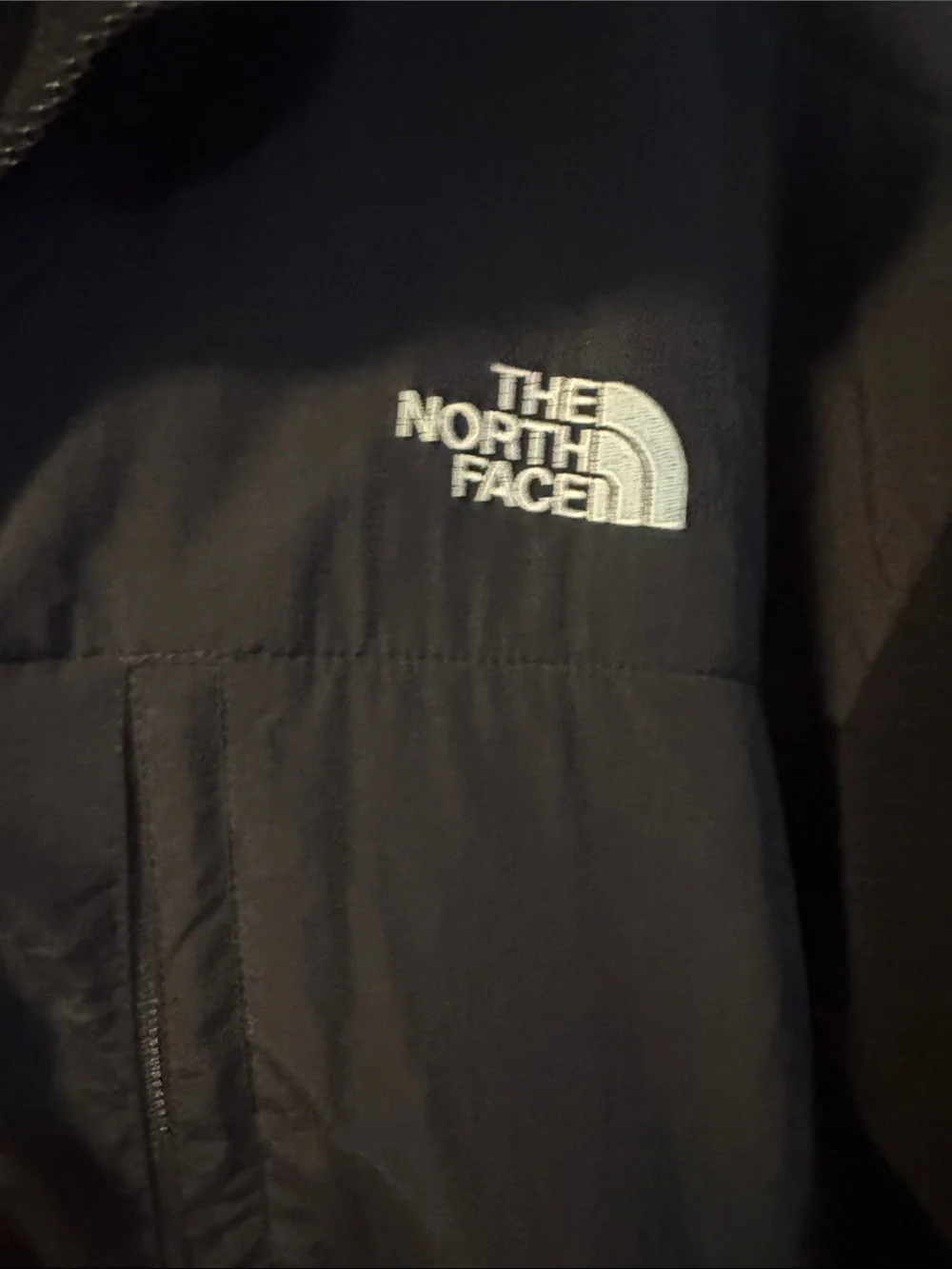 Men’s The North Face Black Denali Fleece Jacket size large